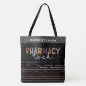 Tote Bag Technicien en pharmacie sur mesure (Devant)