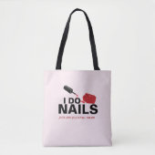Tote Bag Technicien Nail Personnalisé (Devant)