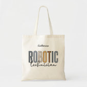 Tote Bag Technicien robotique personnalisé | Robotique (Devant)