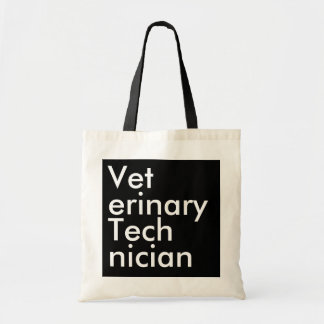 Tote Bag Technicien vétérinaire Black Square