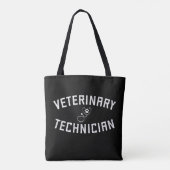 Tote Bag Technicien vétérinaire | Vet Tech Paw Stethoscope (Dos)