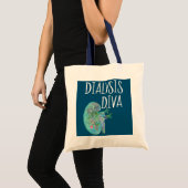 Tote Bag Technicienne en dialyse Femmes Infirmière en trans (Devant (produit))