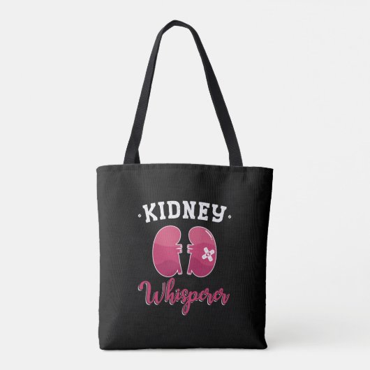 Tote Bag Technique de néphrologie infirmière de la dialyse  (Dos)