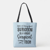 Tote Bag Technologie chirurgicale | Appréciation du technol (Dos)