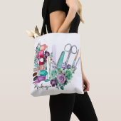 Tote Bag Technologie de l'ongle personnalisée (De près)