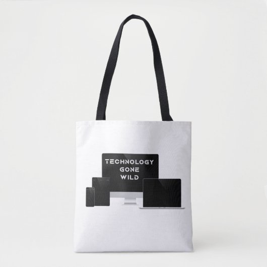 Tote Bag Technologie Déchainée (Devant)