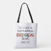 Tote Bag Technologue Chirurgiste Drôle Chirurgie OU Cadeaux (Dos)