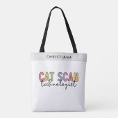 Tote Bag Technologue en numérisation CAT personnalisée Cade (Dos)