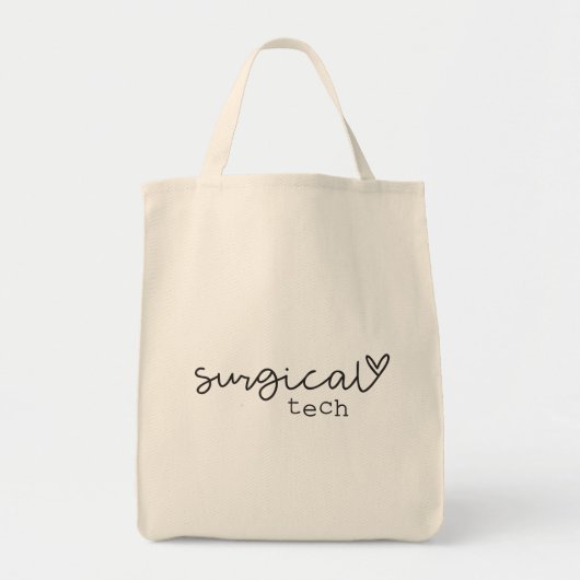 Tote Bag Technologue en technologie chirurgicale lettré mai (Devant)