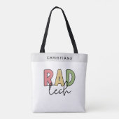 Tote Bag Technologue radiologique sur mesure Rad Tech Radio (Dos)