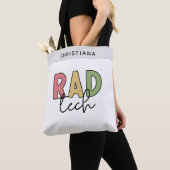 Tote Bag Technologue radiologique sur mesure Rad Tech Radio (De près)