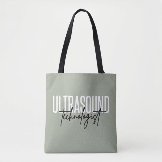 Tote Bag Technologue Ultrasound | Cadeaux techniques ultras (Devant)