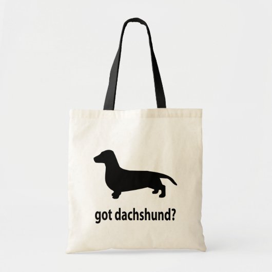 Tote Bag Teckel obtenu (Devant)