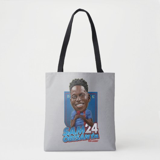 Tote Bag Ted Lasso | Sam Obisanya Bobblehead (Devant)