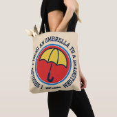 Tote Bag Ted Lasso | Shouldn't Bring Umbrella To Brainstorm (De près)