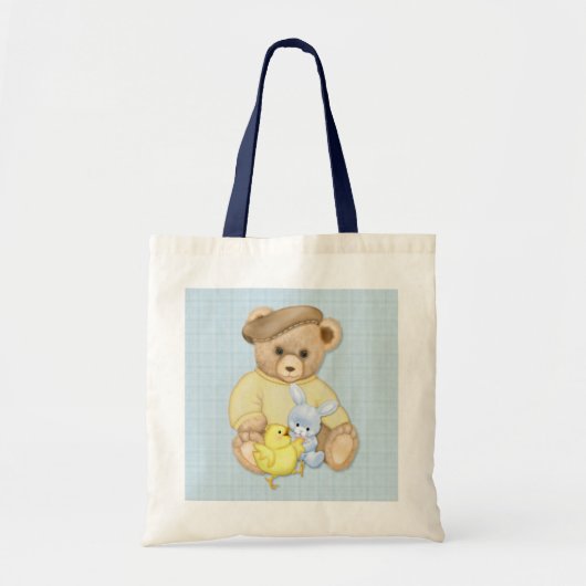 Tote Bag Teddy Boy Pâques (Devant)