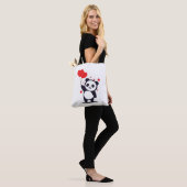 Tote Bag Teddy Love (Sur le modèle)