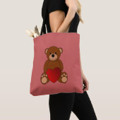 Tote Bag Teddy Love (De près)