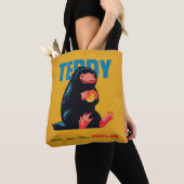Tote Bag Teddy Vintage Graphic (De près)