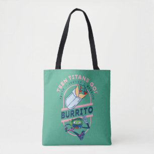 Tote Bag Teen Titans Go ! Beast Boy "Truth Justice Burrito"