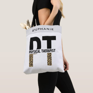 Tote Bag Teetah, physiothérapeute personnalisée PT Imprimer