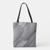 Tote Bag Teintes grises Art moderne (Dos)