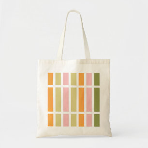 Tote Bag Teintes Tan Vert Rose Orangé