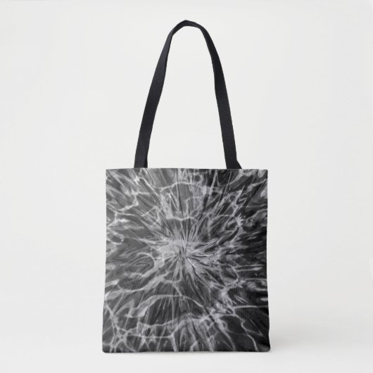 TOTE BAG TEINTURE NŒUD NOIR BLANC (Devant)