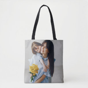 Tote Bag Téléchargement De Photo Personnalisé Concevez Votr