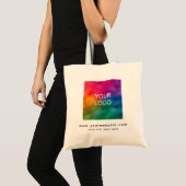 Tote Bag Télécharger le site Web du logo d'entreprise Modèl (Devant (produit))