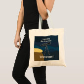 Tote Bag Télécope Ciel Nocturne Astronomie Observateur d'ét (Devant (produit))