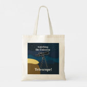 Tote Bag Télécope Ciel Nocturne Astronomie Observateur d'ét (Dos)