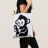 Tote Bag Téléphone singe (De près)