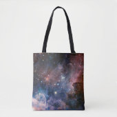 Tote Bag Télescope Nebula Hubble Carina Rouge et Bleu (Devant)