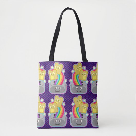 Tote Bag Tellement mignonne Mania Toast (Devant)