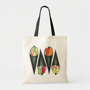 Tote Bag Tempaki Sushi Rolls À Main Rolls Cuisine Japonaise