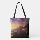 Tote Bag Tempest, Coucher de soleil, art de Ivan Aivazovsky (Dos)