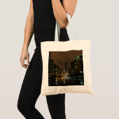 Tote Bag Tempête au-dessus de Chicago (Devant (produit))