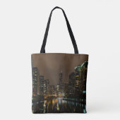 Tote Bag Tempête au-dessus de Chicago (Dos)