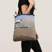 Tote Bag Tempête De Poussière À Travers Les Mers De Sable D (De près)