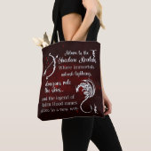 Tote Bag Tempête des Ombres Brenda K Davies (De près)