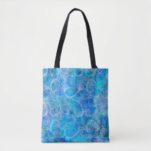 Tote Bag Tempête d'hiver de Noël Flamme victorienne torrent