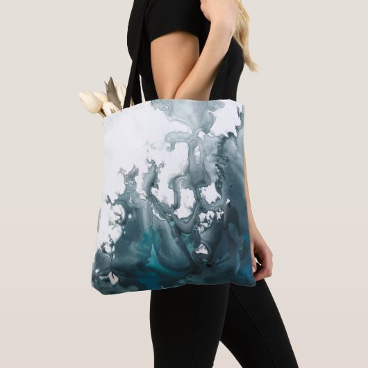 Tote Bag Tempête d'indigo (De près)