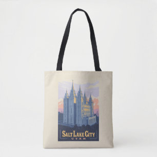 Tote Bag Temple de Salt Lake Salt Lake City, Utah