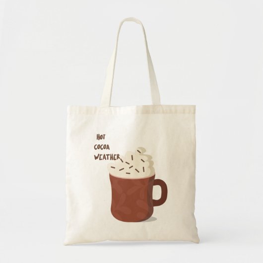 Tote Bag Temps chaud du cacao (Devant)