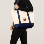 Tote Bag Temps chaud du cacao (Devant (produit))