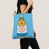 Tote Bag Temps d'aventure | BMO, Jake & Finn (De près)
