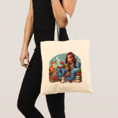 Tote Bag Temps de lecture confortable (Devant (produit))