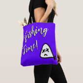 Tote Bag temps de pêche ! (De près)