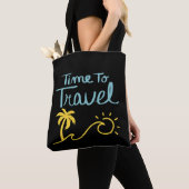 Tote Bag Temps De Voyage Plage (De près)